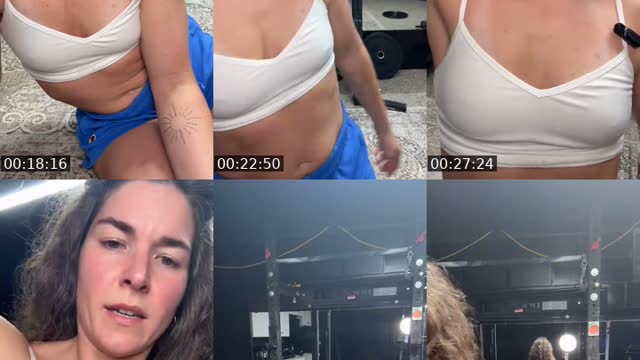 TikTok live: Leg day by @natty_nat__88