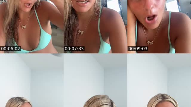 TikTok live: POST BEACH LIVEEE by @pinkglitterblondqueen