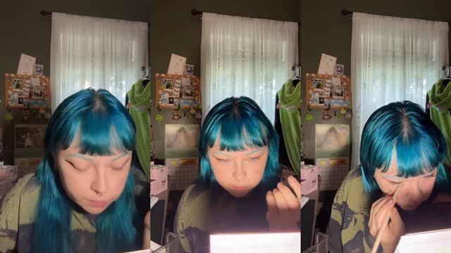TikTok live: Morning! by @squ1rmyw0rm