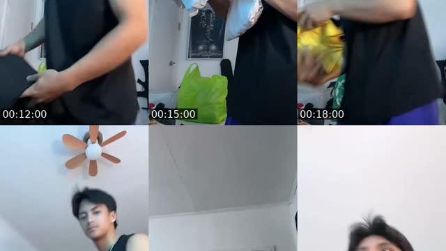 TikTok live: clean my room with me by @literally_a_tiktok_id