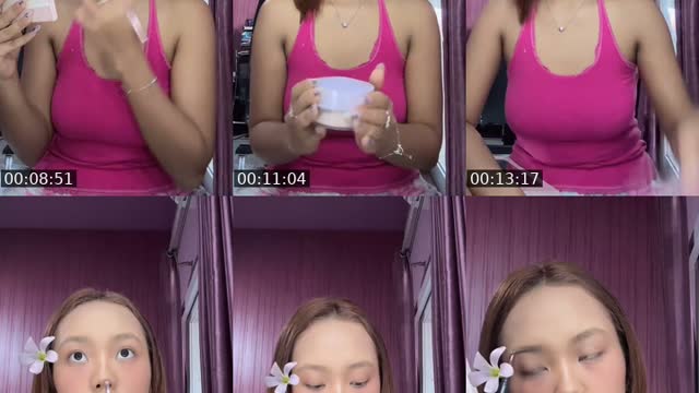 TikTok live: grwm by @rikopynn