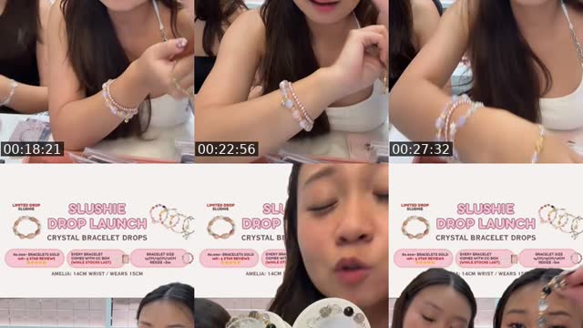 TikTok live: Popular restocks 🌺🩷 by @cheru.sg