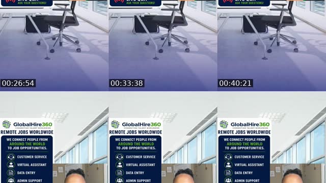 TikTok live: Remote Work from Anywhere by @globalhire360
