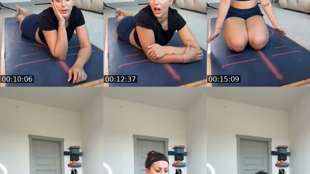 TikTok live: Yoga🧘🏼‍♀️✨ by @maggieblayre