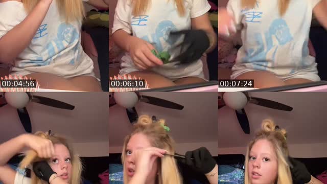 TikTok live: grwm by @dinmammis6
