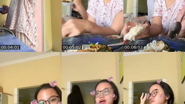 TikTok live: masak edisi kkn by @syalakalalla