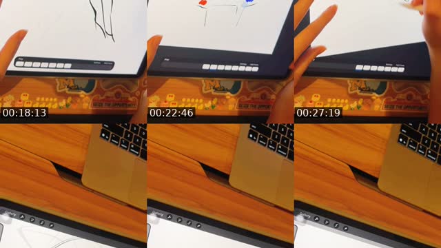 TikTok live: draw by @jiwooundercover