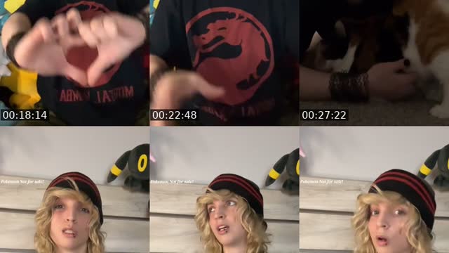 TikTok live: Ratted meow lets chill by @r1pkittengrr