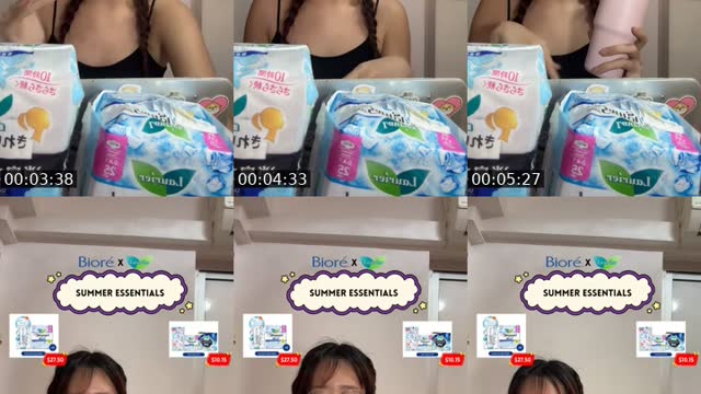 TikTok live: July PAYDAY sales x BIORE by @xpeishix