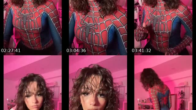 TikTok live: Spidey girl by @mimismnx