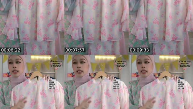 TikTok live: BAJU KURUNG SELESA!! by @anorie_hq