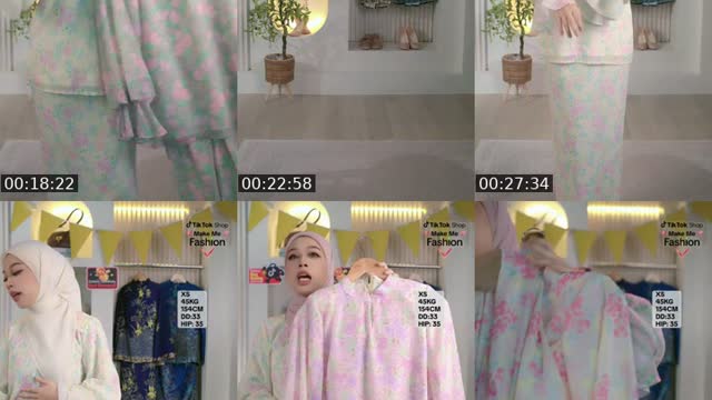 TikTok live: BAJU KURUNG SELESA!! by @anorie_hq