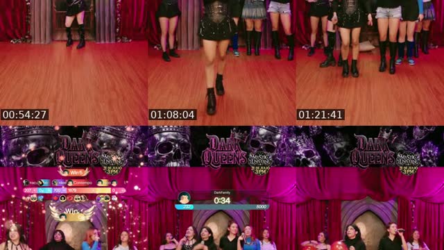 TikTok live: CROSSOVER!🖤👑 by @darkqueensmx