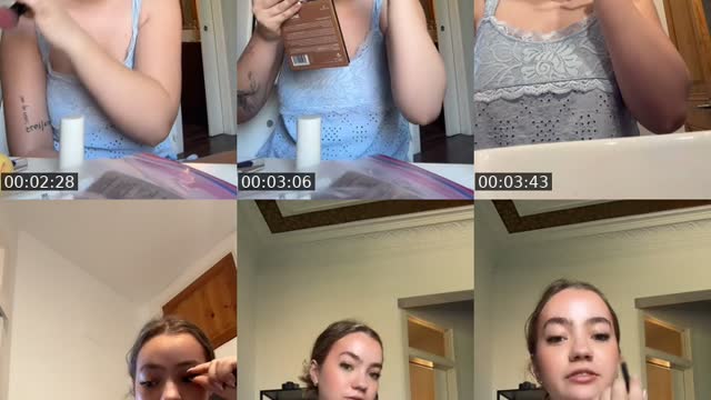 TikTok live: GRWM by @serena_remley