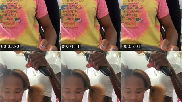 TikTok live: Do hair with me #fyp by @jojodacoolestt