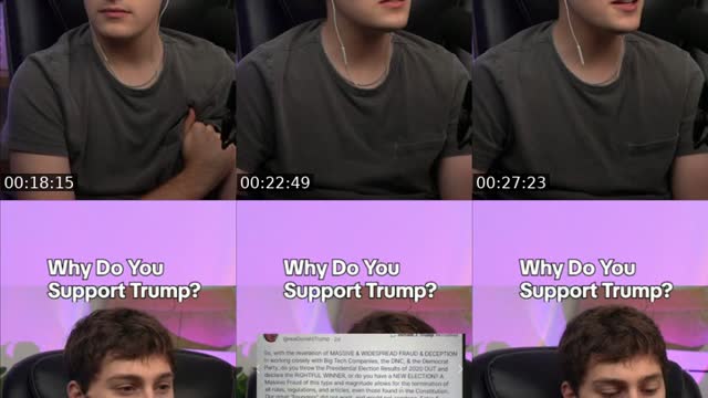TikTok live: debating MAGA by @parkergetajob