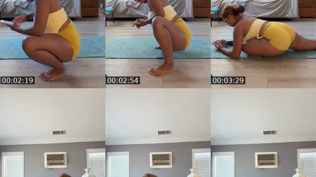 TikTok live: morning stretch by @missflexxy