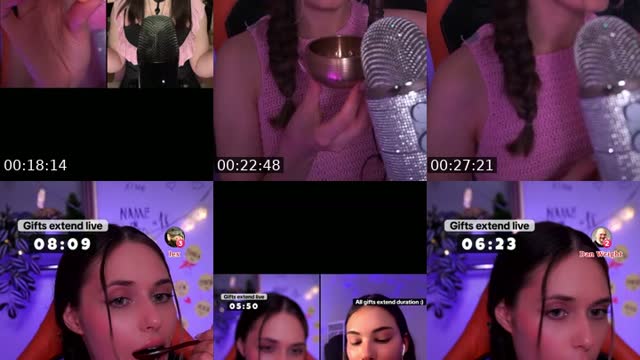 TikTok live: Breathe.listen.stay.ASMR 🤗 by @leyla_asmr5