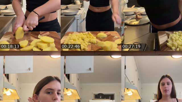 TikTok live: Cook w me 👩‍🍳 by @gleamingcheetah