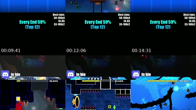 TikTok live: GEOMETRY DASH by @realagent009
