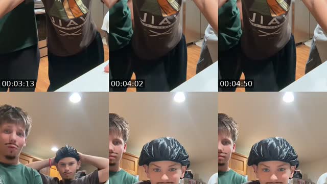 TikTok live: Galaxy=backflip+people asleep ￼￼ by @benniboy___