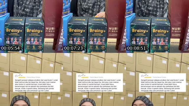 TikTok live: VITAMIN ANAK BIJAK TENANG✨ by @brainyplushq