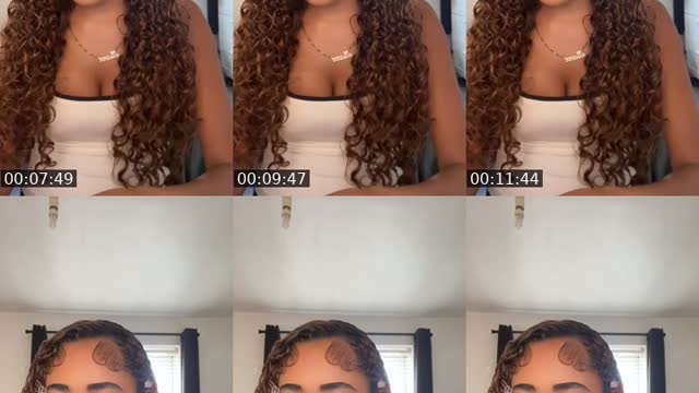TikTok live: grwm by @teepriv4
