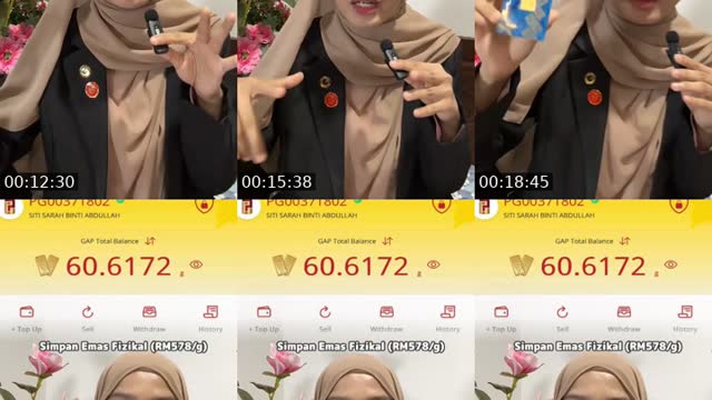TikTok live: Target simpanan kukuh! by @sitisarah.abd