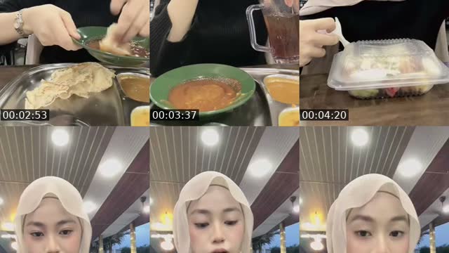 TikTok live: teman makan by @eezani__