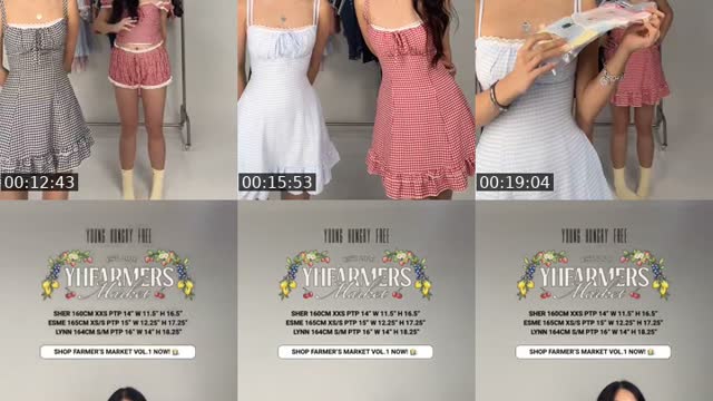 Past TikTok live: Fresh Picks Only 🧺 by @younghungryfree
