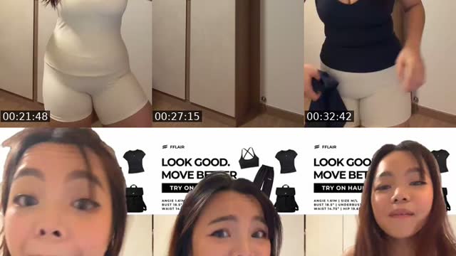 TikTok live: shop activewear! with @giendema by @fflair.official