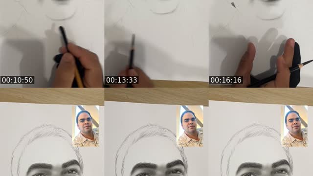 TikTok live: تعليم البورتريه ...  🇦🇪🎨🇪🇬 by @me.artwork