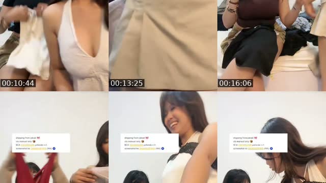 TikTok live: preloved! 🎀 by @kayedontgay