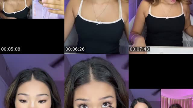TikTok live: grwm :D by @viciliciousss
