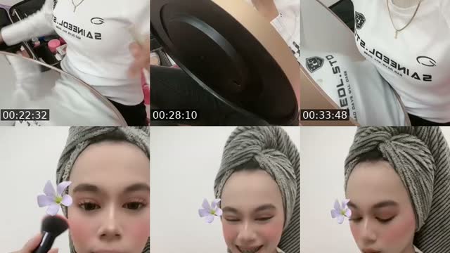 TikTok live: teman mekup jp by @irishdaniaa