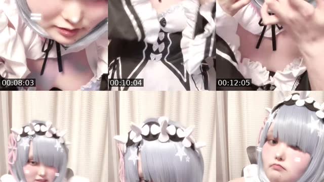 TikTok live: 初コスプレ レム by @yanana0099