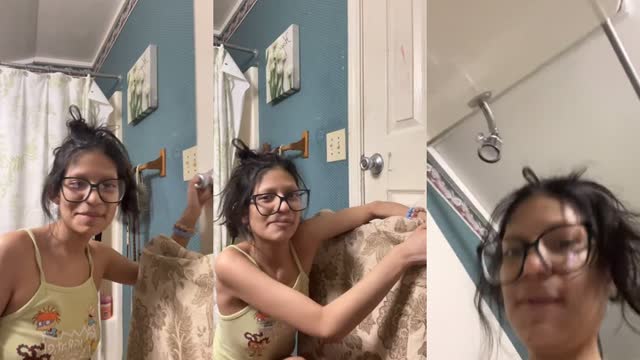 TikTok live: ￼ getting ready for bed by @madina.solis