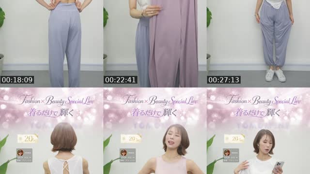 TikTok live: 夏映えFashion Special LIVE✨ by @yomoment_official