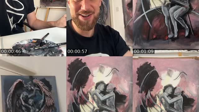 TikTok live: Painting  chill midassaint.com by @midassaint