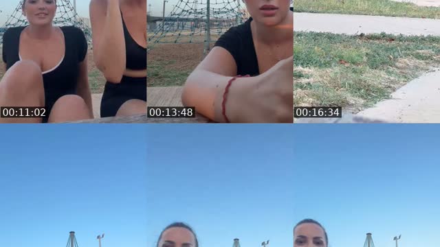 TikTok live: séance de sport défi by @lolitasfamily