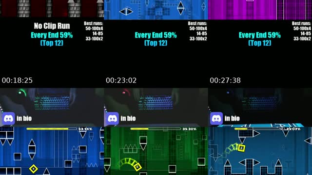 TikTok live: GEOMETRY DASH by @realagent009