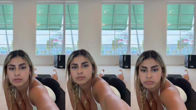TikTok live: gym :) by @prettyblissxo