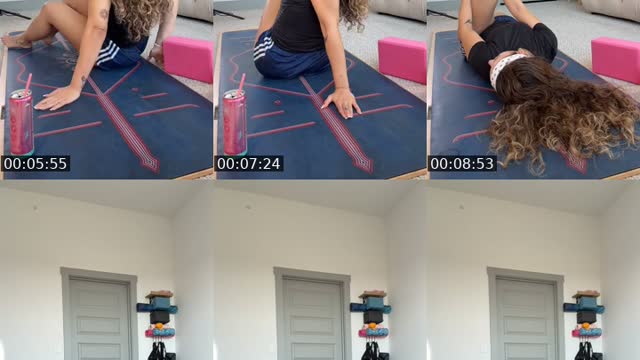 TikTok live: Yoga🧘🏼‍♀️💕 by @maggieblayre