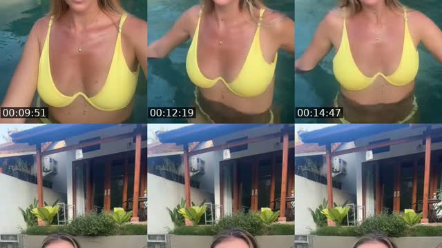 TikTok live: In piscina a Bali by @ladymarloow