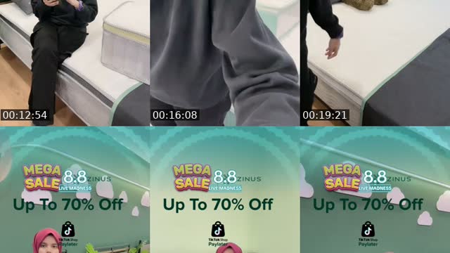 TikTok live: TILAM MURAH‼️ NADH SYAH by @zinus.my