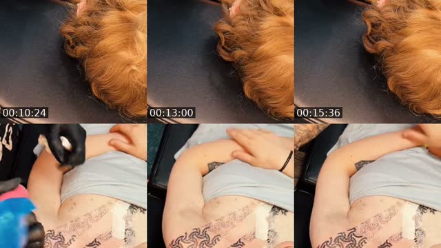 TikTok live: Full torso tattoo for charity by @ragnarwolftail