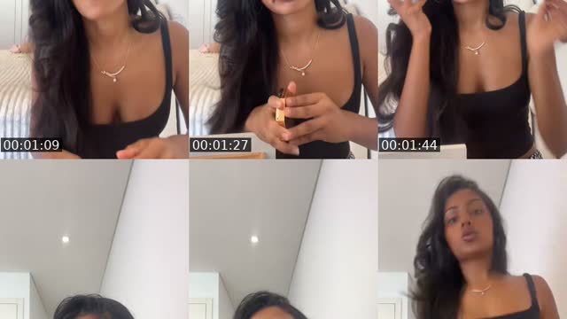 TikTok live: Beach grwm by @.suvsingh