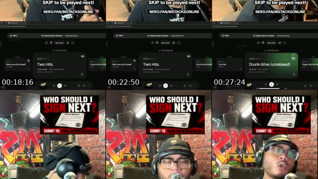 TikTok live: Who should I sign next??? by @mstacksonline