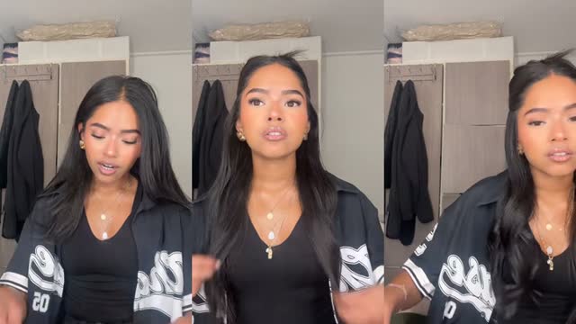 TikTok live: Grwm x by @thatsenaya