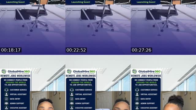 TikTok live: Remote Work from Anywhere by @globalhire360